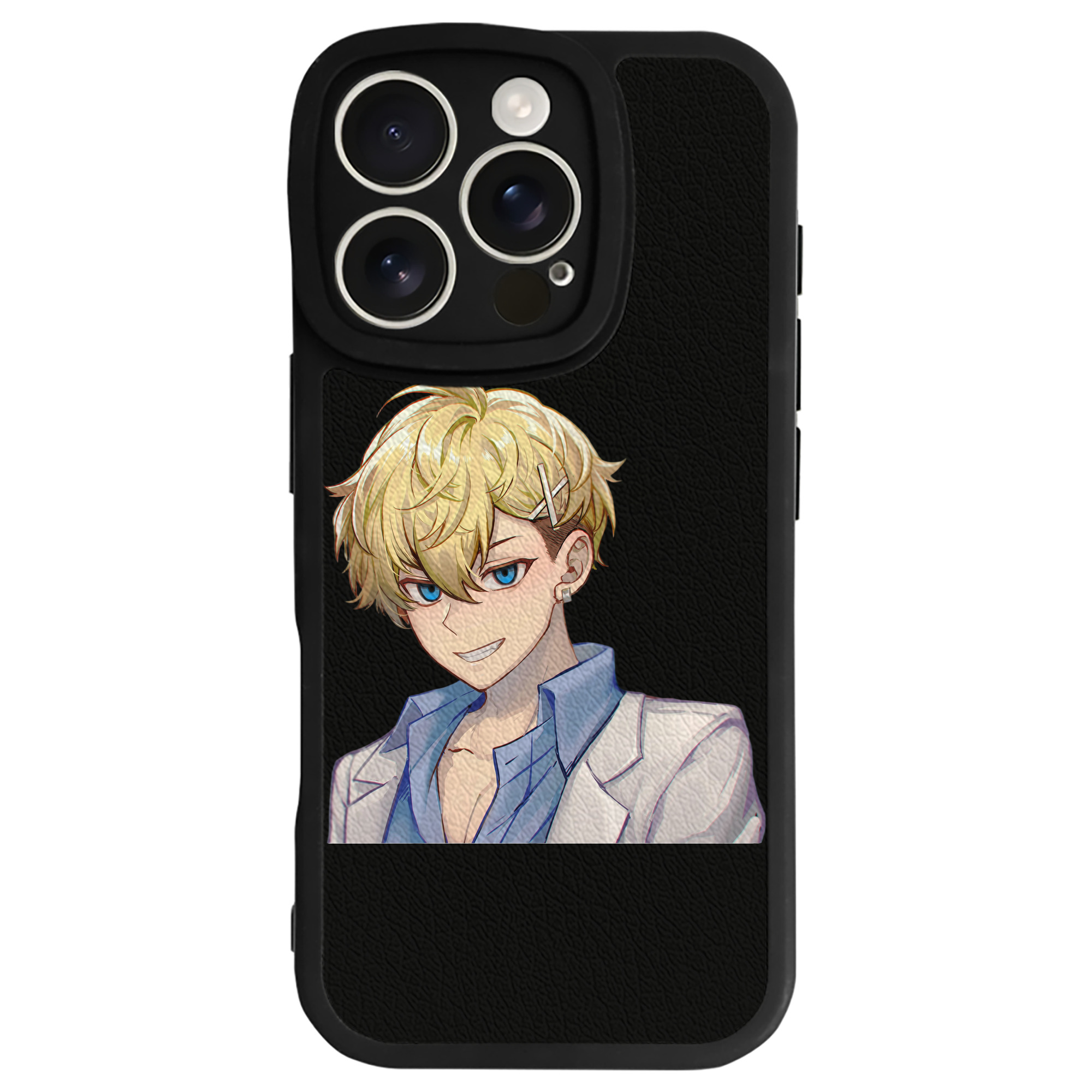 （画像用） 東京リベンジャーズ Tokyo Revengers 【iPhone 16シリーズ対応】シリコンスマホケース（レザー調） 材質：シリコン